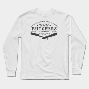 Butchers Barbershop Long Sleeve T-Shirt